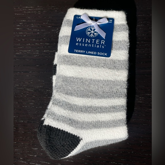 Cozy Terry Lined Socks Bundle (2 Pairs) — Winter Essentials - Picture 7 of 16